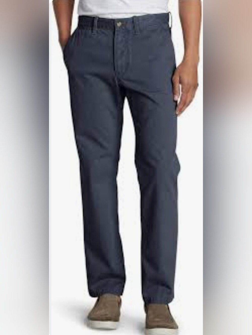 Eddie Bauer Legend Wash Grey Chinos Pants Size 32 X 30
